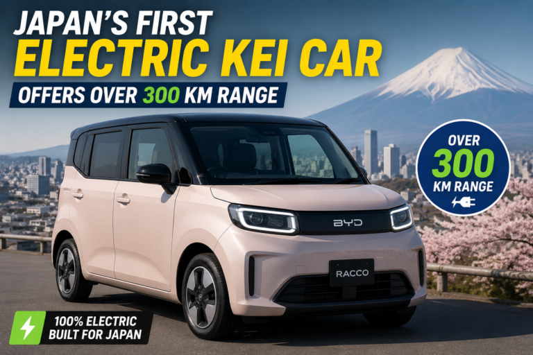Japan’s First Electric Kei Car Offers Over 300 km Range