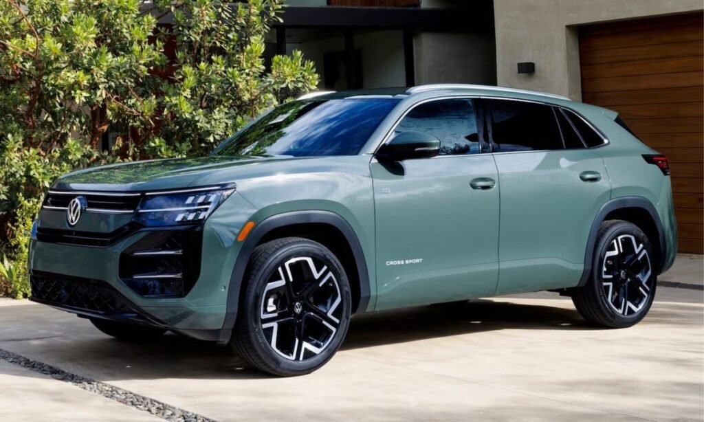 2027 Volkswagen Atlas Cross Sport with a sharper exterior design