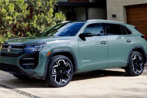 2027 Volkswagen Atlas Cross Sport with a sharper exterior design