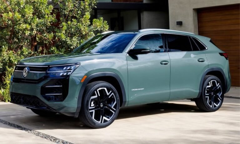 2027 Volkswagen Atlas Cross Sport with a sharper exterior design
